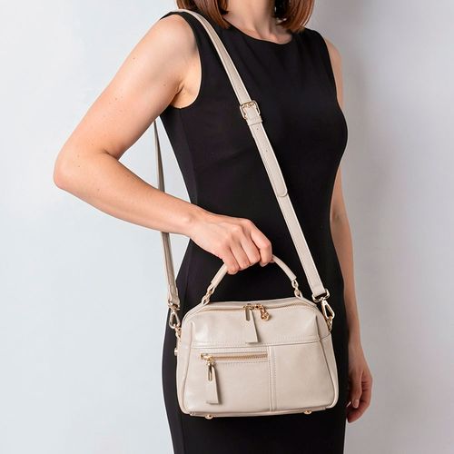 Bolsa Câmera Bag Zíper Off White