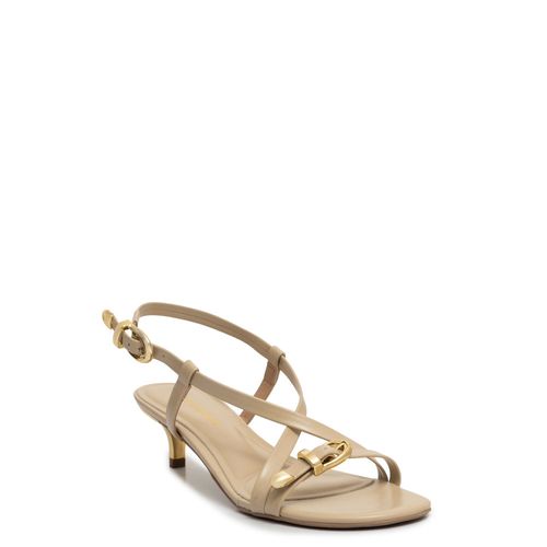 Sandália Off White Fivelas