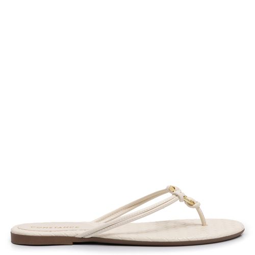 Rasteira Off White Argola