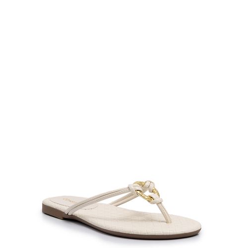 Rasteira Off White Argola