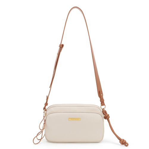 Bolsa Tiracolo Repartições Off White