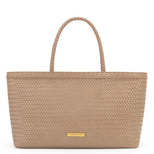 Bolsa Tote Texturizada Bege