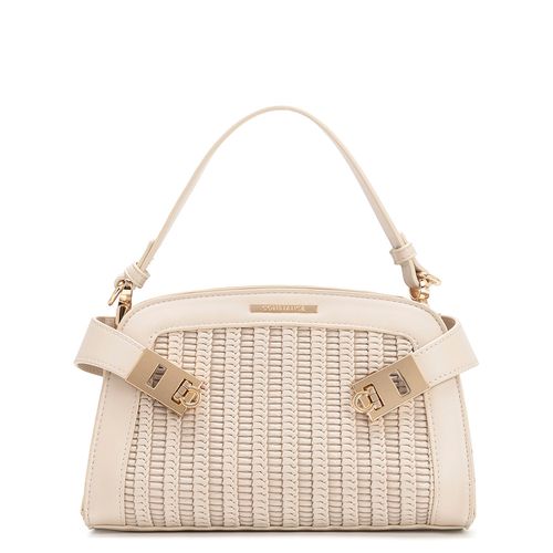 Bolsa Tiracolo Texturizada Off White