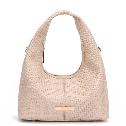 Bolsa Tiracolo Textura Tressê Bege