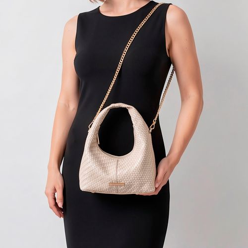 Bolsa Tiracolo Textura Tressê Bege