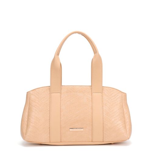 Bolsa de Ombro Textura Bege