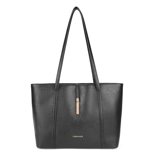 Bolsa Shopping Encaixe Metal Preta