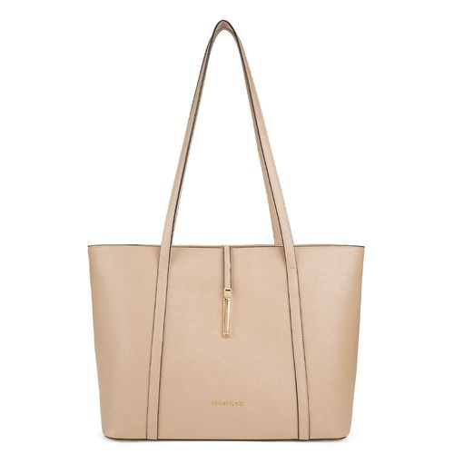 Bolsa Shopping Encaixe Metal Nude