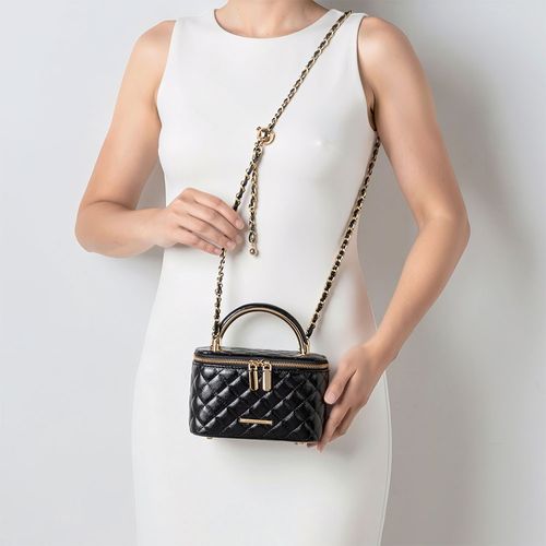 Bolsa Retrô Pequena Preta