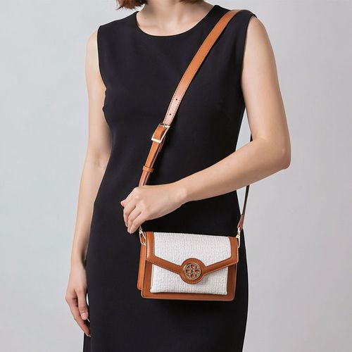 Bolsa Tiracolo Medalha Caramelo