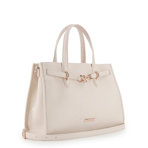Bolsa Tote Enfeite Off White