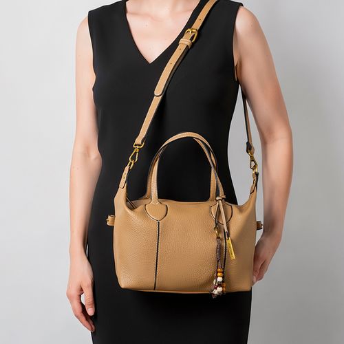 Bolsa Baú Caramelo Chaveiro