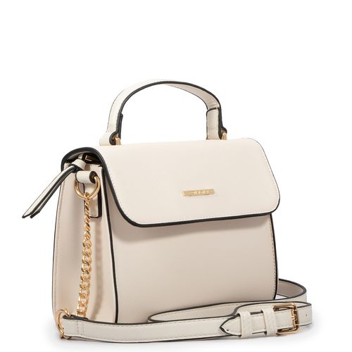Bolsa Transversal Off White Alça Corrente