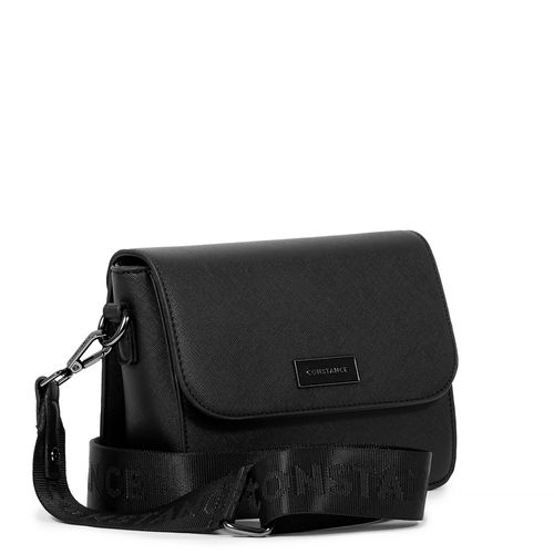 Bolsa Transversal Preta Alça Gorgurão