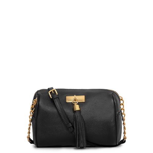 Bolsa Tiracolo Couro Preto