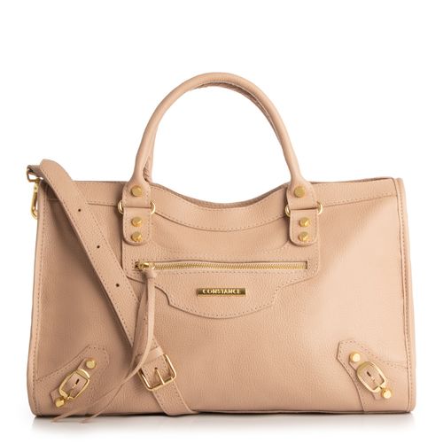Bolsa Transversal Couro Ombro Nude