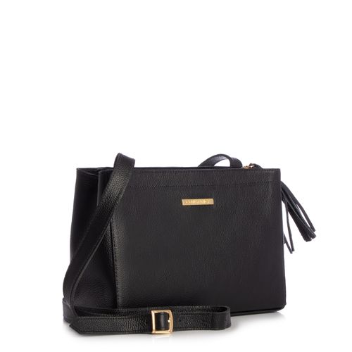 Bolsa Couro Tiracolo Preto
