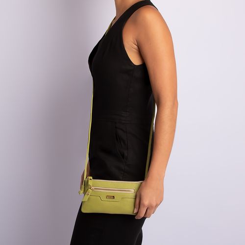 Bolsa Tiracolo Mini Couro Verde
