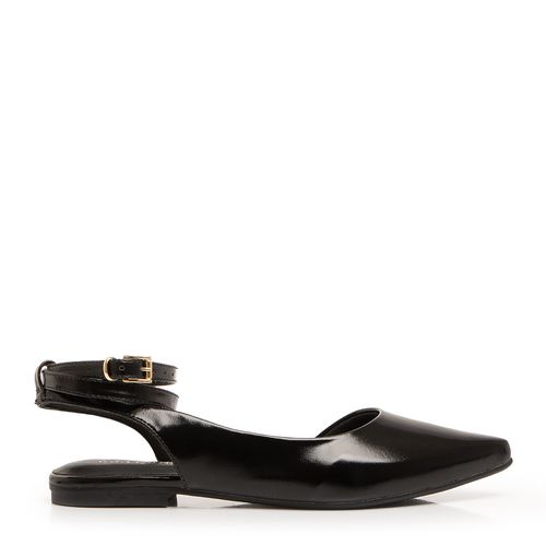 Sapatilha Slingback Preta