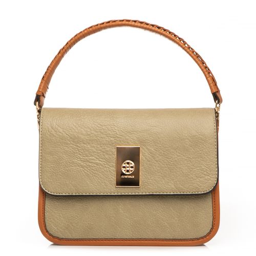 Bolsa Verde Tiracolo Alça Macramê