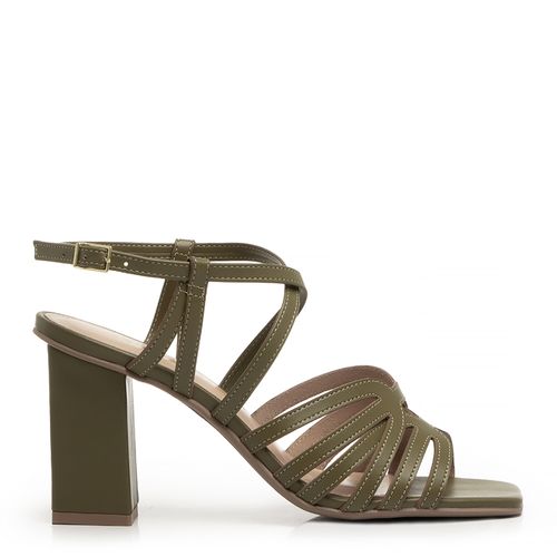 Sandália Verde Multi Tiras