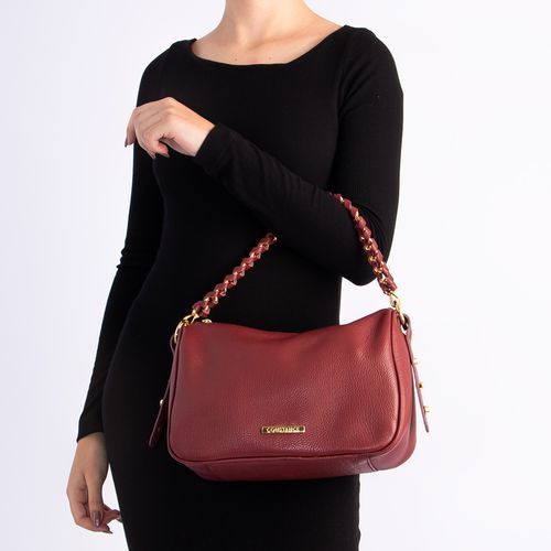 Bolsa Burgundy Couro