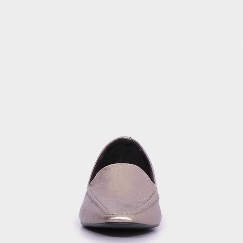 Mocassim Pewter Detalhe Pespontado