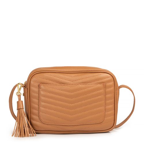 Bolsa Caramelo Tiracolo Couro