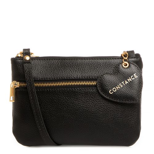 Bolsa Preta Pequena Couro