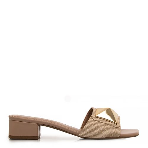 Tamanco Nude Spikes