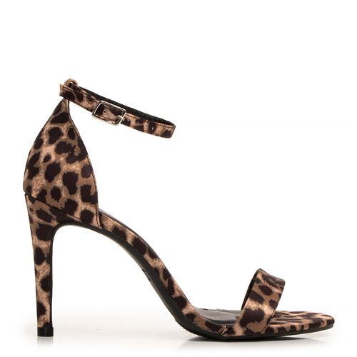 Sandália Animal Print de Tira