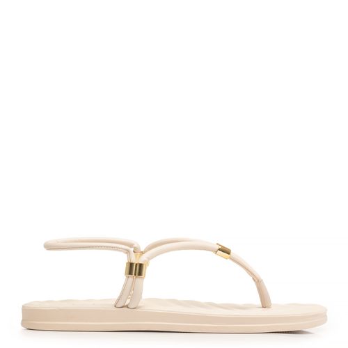 Rasteira Off White Ajustável Calce Fácil