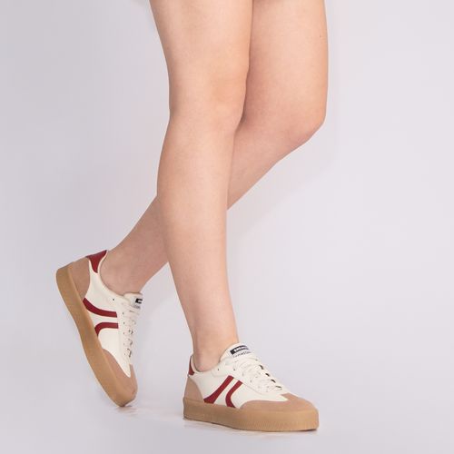 Tênis Bege Multi Recortes