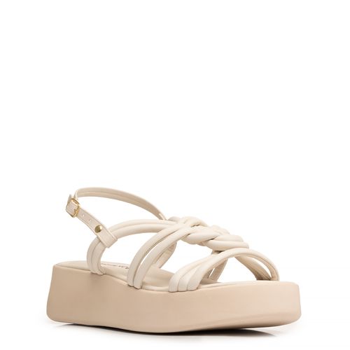 Papete Off White Tiras Bombadas Nó