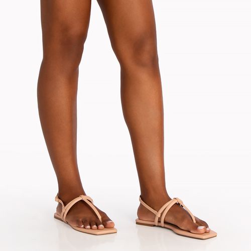 Rasteira De Dedo Nude