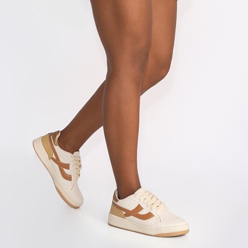 Tênis Recorte Caramelo Doce de Leite