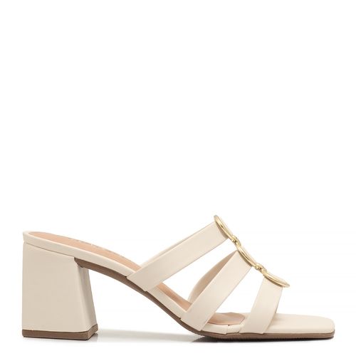 Tamanco Enfeite Off White