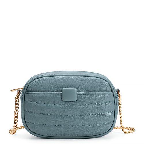 Bolsa Tiracolo Matelassê Azul