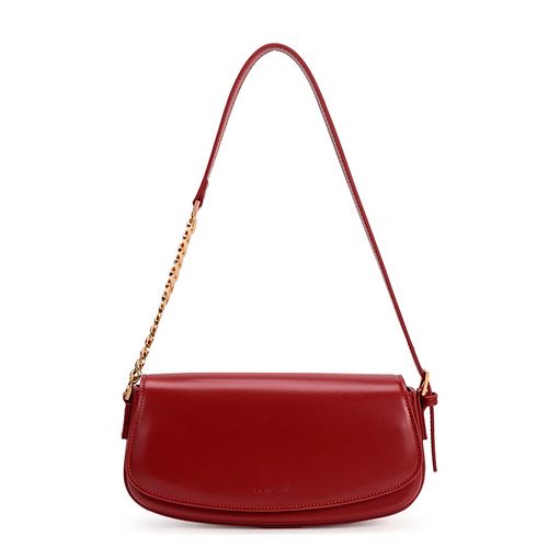 Bolsa Baguete Corrente Vermelha