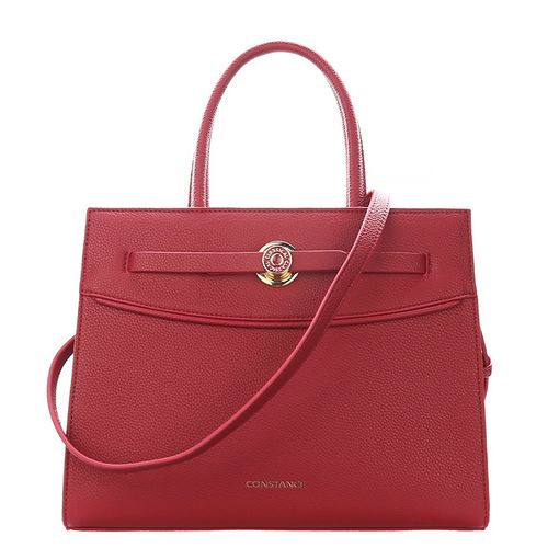Bolsa Tote Enfeite Vermelho