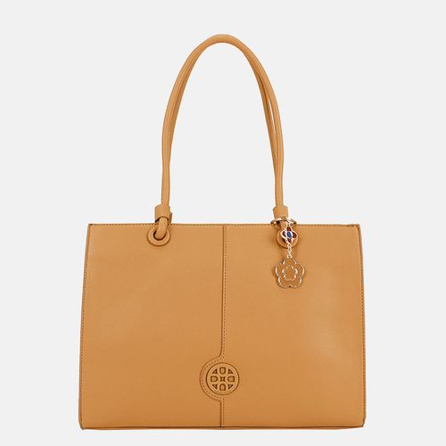 Bolsa Tote Monocromática Caramelo