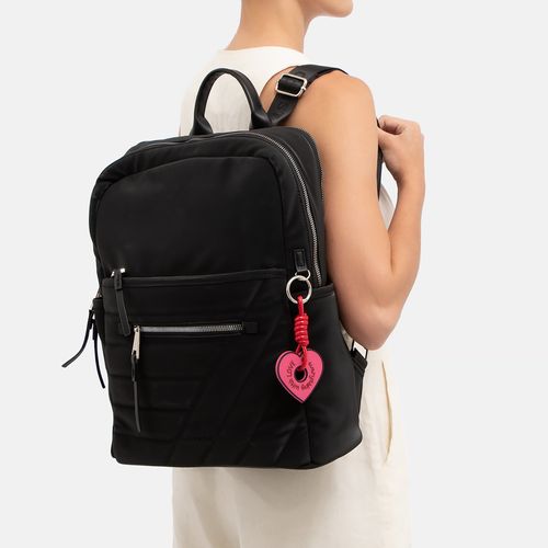 Mochila Chaveiro Coração Preto