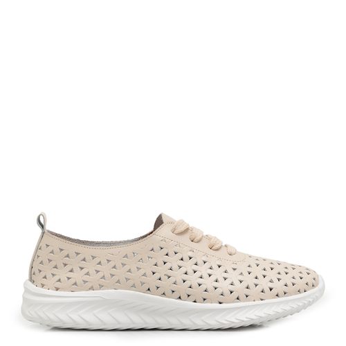 Tênis Off White Couro Recortes