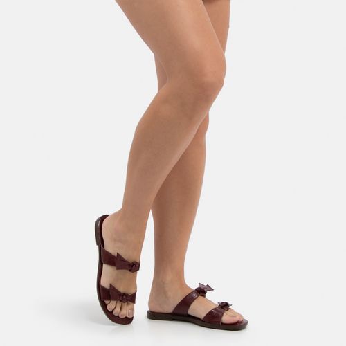 Rasteira laço Bordô