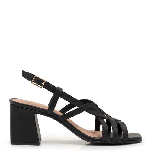 Sandália Tiras Preta