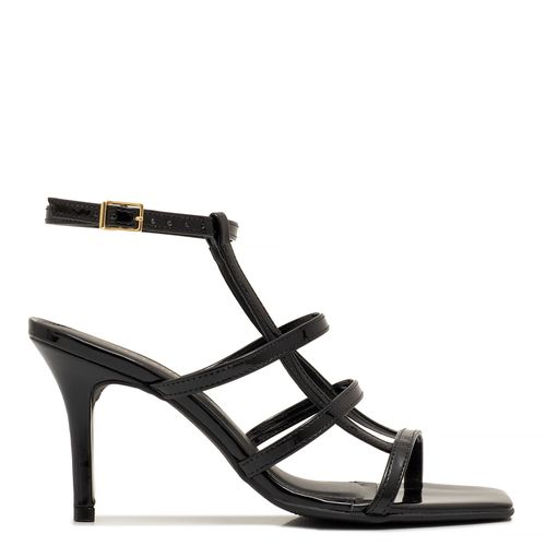 Sandália Verniz Preta