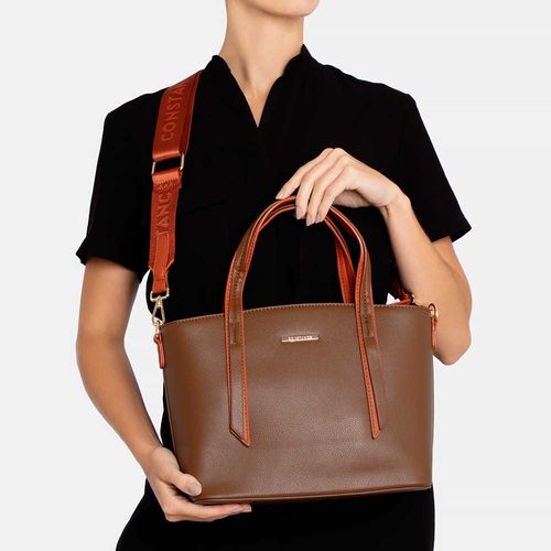 Bolsa Tote Alça Gorgurão Marrom