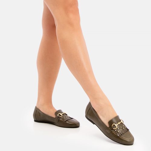 Mocassim Franja Verde