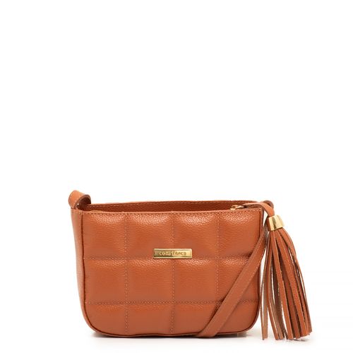 Bolsa Tiracolo Couro Ocre