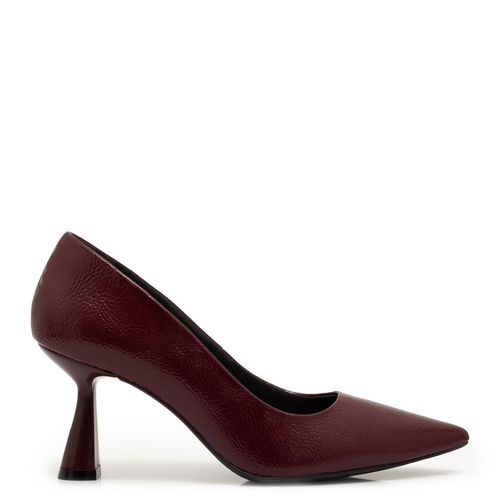 Scarpin Textura Bordo